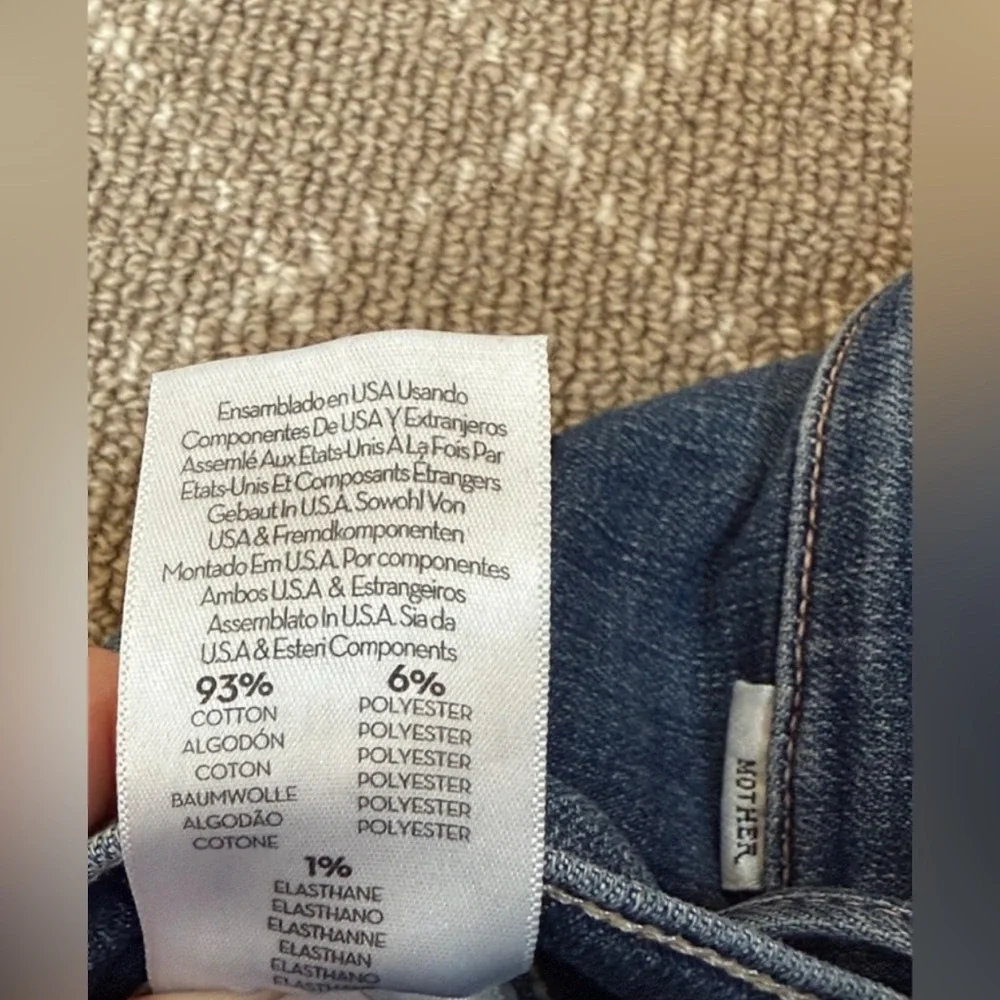 MOTHER Insider Crop Step Fray Jeans - Picture 4 of 4